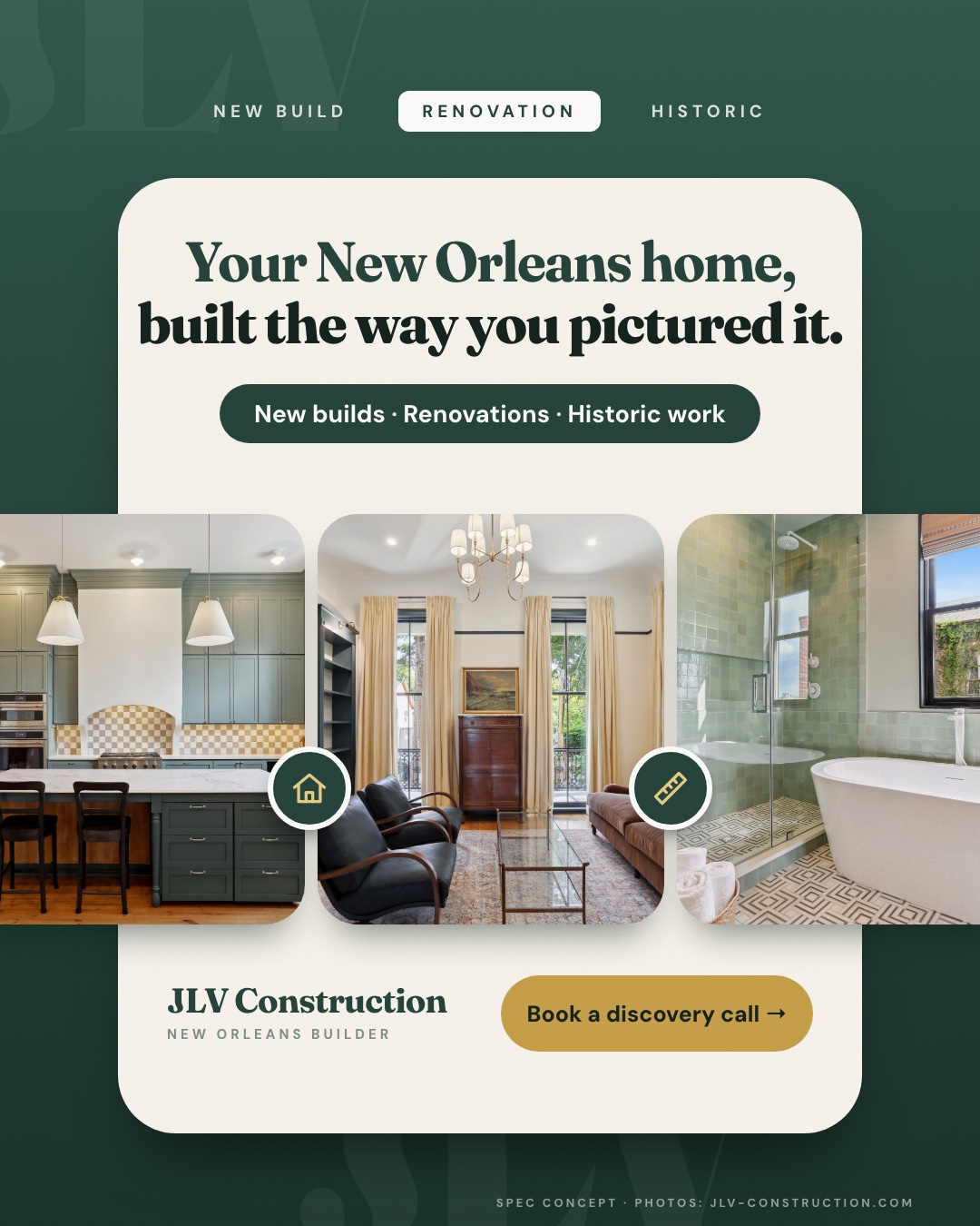 Sample ad: Built the way you pictured it